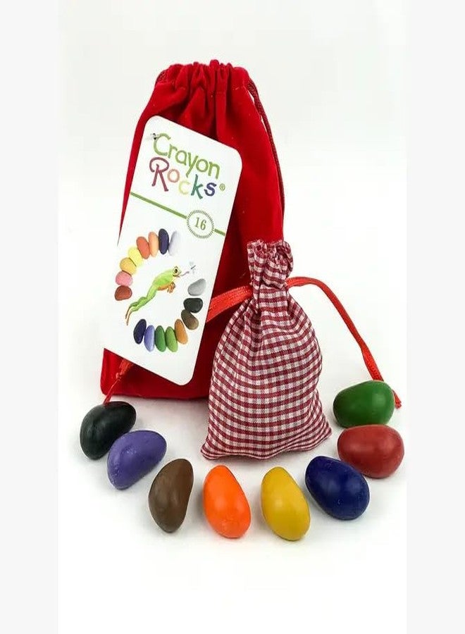 Crayon Rocks Toddler Crayons 24-Color Gift Set - Ergonomic Rock Crayon for Ages 1-5, Non-Toxic Preschool Crayons & Holiday Gift Combo with Bag - Fine Motor Skills Development - Image 1